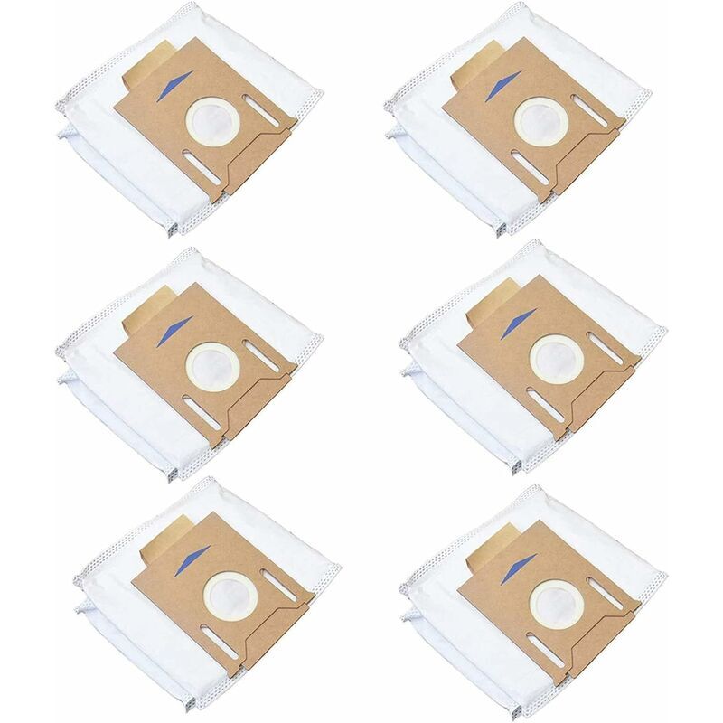 Lot de 6 sacs d'aspirateur pour ecovacs deebot ozmo 920 950 T8 T8MAX T8Power T8Pro T8Plus T8AIVI T8 + T8 aivi + N8, N8+, N8 Pro, N8 Pro+, T9, T9+DX93
