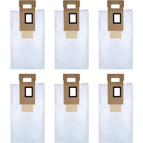 Lot de 6 sacs d'aspirateur, station de vidange automatique, pièces détachées pour aspirateur-AquaForge