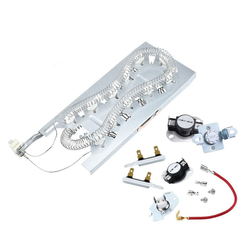 Élément chauffant pour sèche-linge 3387747G1 et kit combiné pour sèche-linge 279973, 3392519 (2 pièces) et 279816, accessoires et pièces de rechange