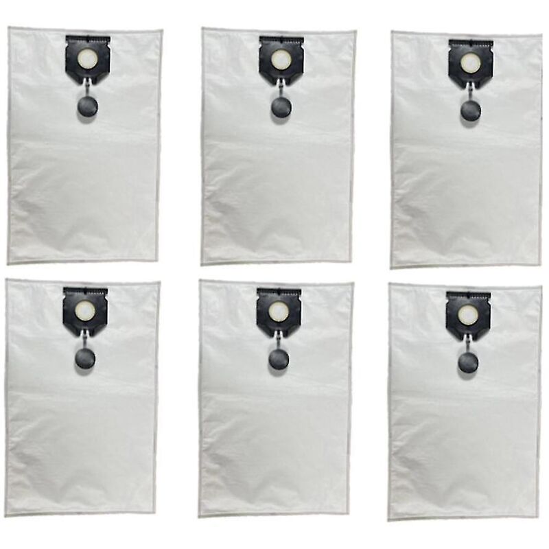 Lot de 6 sacs filtrants à poussière de rechange pour aspirateur Karcher 2.889-154.0 Nt30/130l