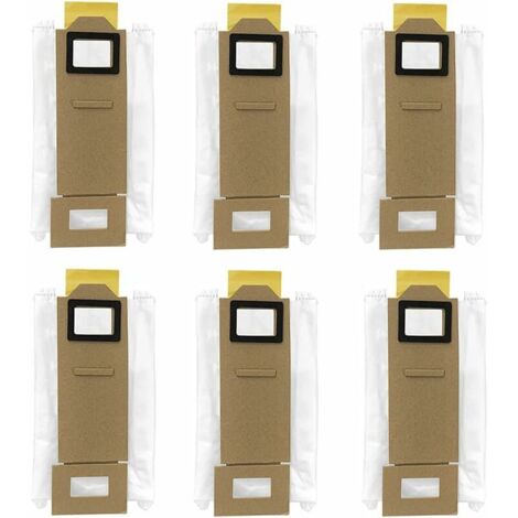 Lot de 6 sacs pour aspirateur Xiaomi Roborock S7 T7 T7S T7plus T7Splus R-AquaForge