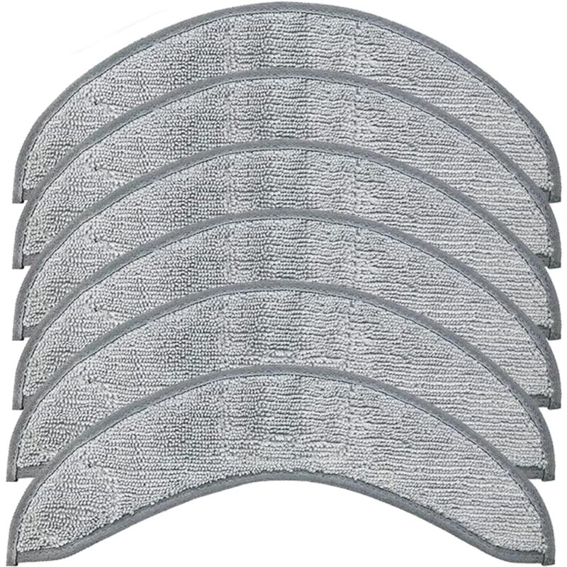 Lot de 6 serpillères de rechange pour aspirateur iRobot Roomba Combo J7 J7 + - Lavables et réutilisables en microfibre