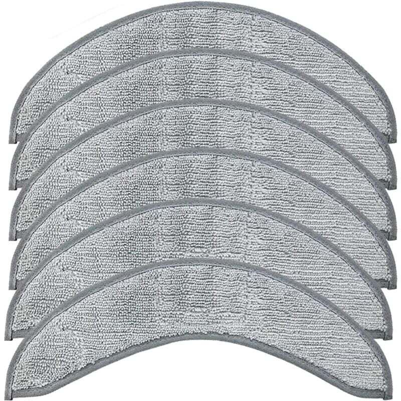 Gabrielle - Lot de 6 serpillères de rechange pour aspirateur iRobot Roomba Combo J7 J7 + - Lavables et réutilisables en microfibre