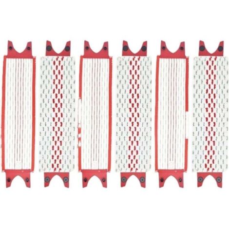 Lot de 6 serpillères en microfibre compatibles avec Vileda, serpillères plates réutilisables UltraMax XL, lavables en machine