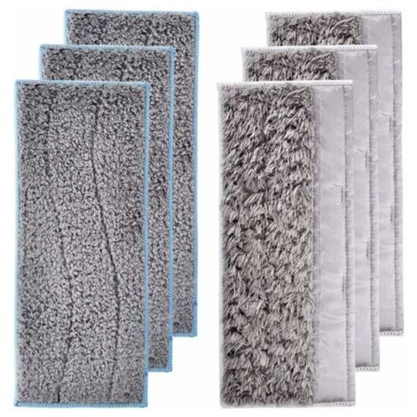 Lot de 6 serpillères lavables pour IRobot Braava Jet M6 Cisea