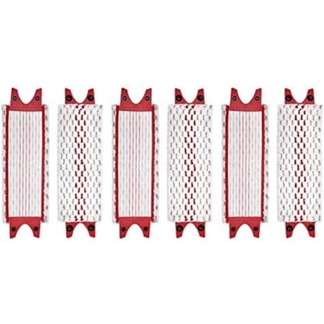 Lot de 6 serpillières de rechange en microfibre pour serpillère Vileda Ultramax