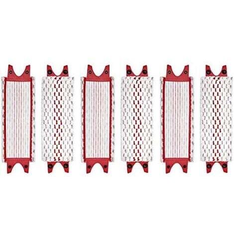 Lot de 6 serpillières de rechange en microfibre pour serpillère Vileda Ultramax