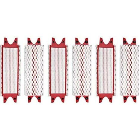 Lot de 6 serpillières de rechange en microfibre pour serpillère Vileda Ultramax