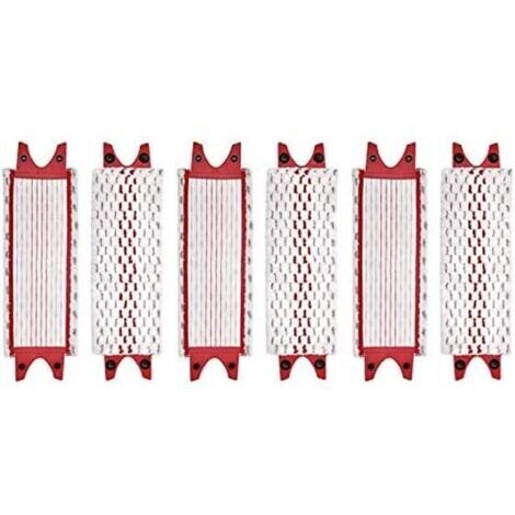 Lot de 6 serpillières de rechange en microfibre pour serpillère Vileda Ultramax