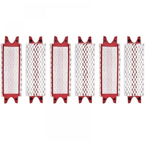 Lot de 6 serpillières de rechange en microfibre pour serpillère Vileda Ultramax