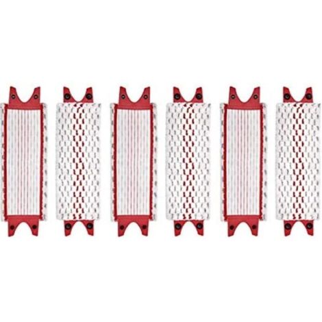 Lot de 6 serpillières de rechange en microfibre pour serpillère Vileda Ultramax