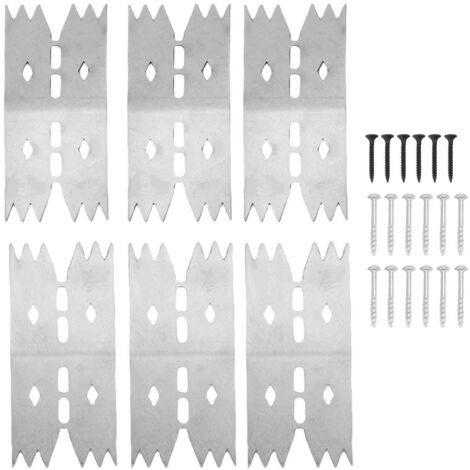 Lot de 6 serre-dalles pour établi, gabarit de maintien pour fraiseuses CNC, pour le planage de dalles, serre-panneaux polyvalents, outil de travail du bois