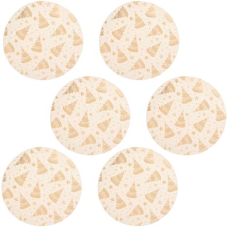Lot de 6 sets de table en velours SAPIN