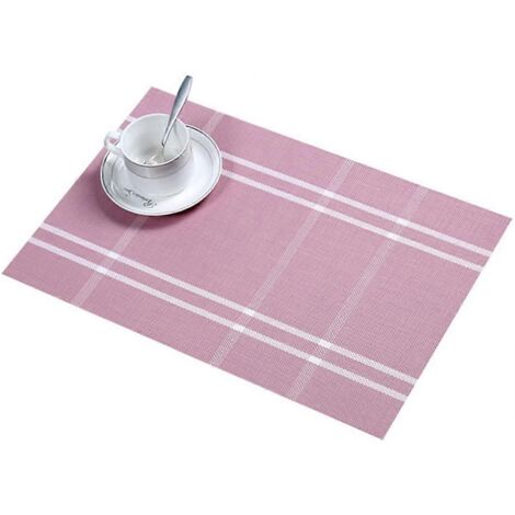 Lot de 6 sets de table - Isolation antidérapante - Lavables et à séchage rapide