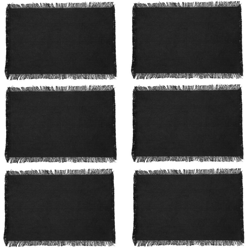 Lot de 6 Sets de table Maha en coton
