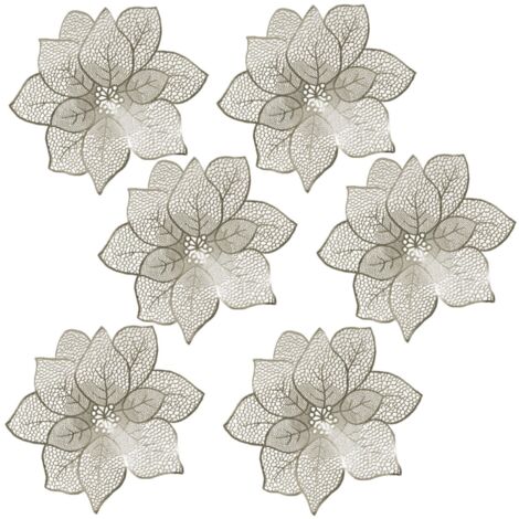 Lot de 6 sets de table motif fleur