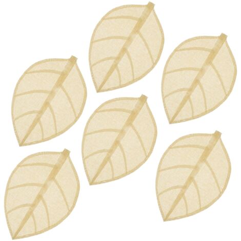 Lot de 6 sets de table motifs feuilles