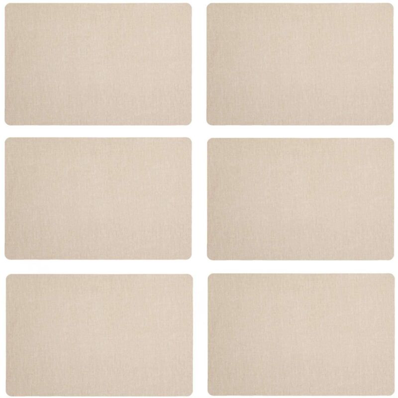 Lot de 6 sets de table rectangulaire Lake