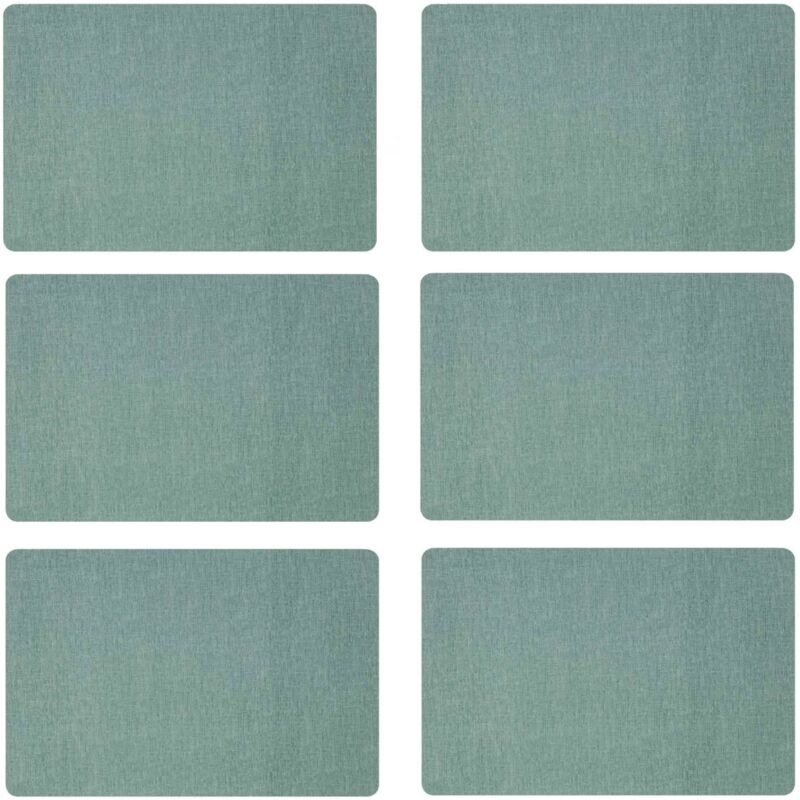 Secret De Gourmet - Lot de 6 sets de table rectangulaire Lake