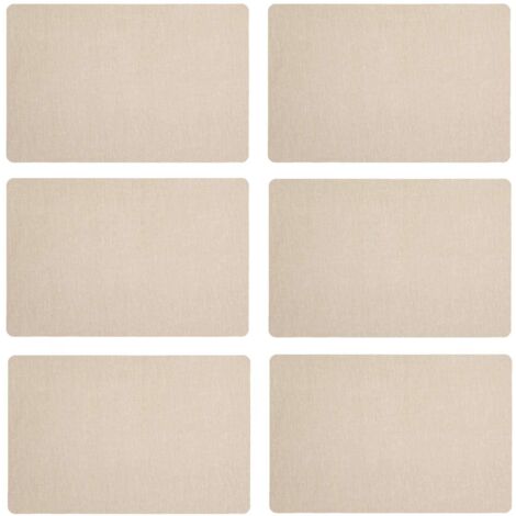 Lot de 6 sets de table rectangulaires AXEL