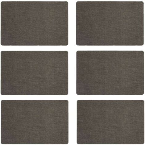 Lot de 6 sets de table rectangulaires AXEL