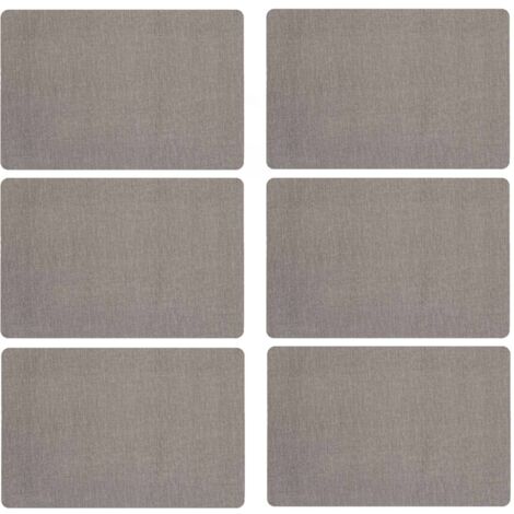 Lot de 6 sets de table rectangulaires AXEL