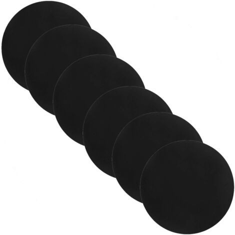 Lot de 6 sets de table ronds en vinyle TENOR