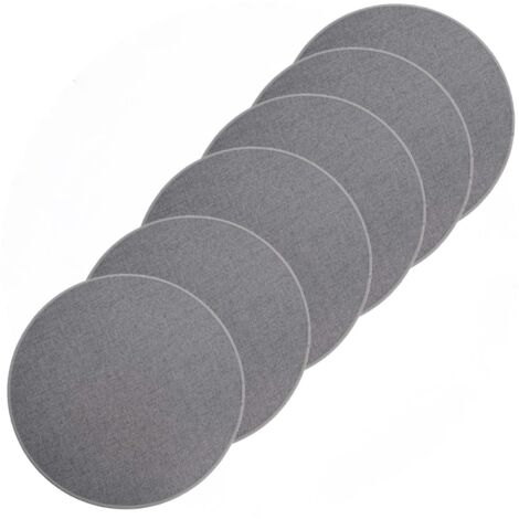 Lot de 6 sets de table tissés antidérapants
