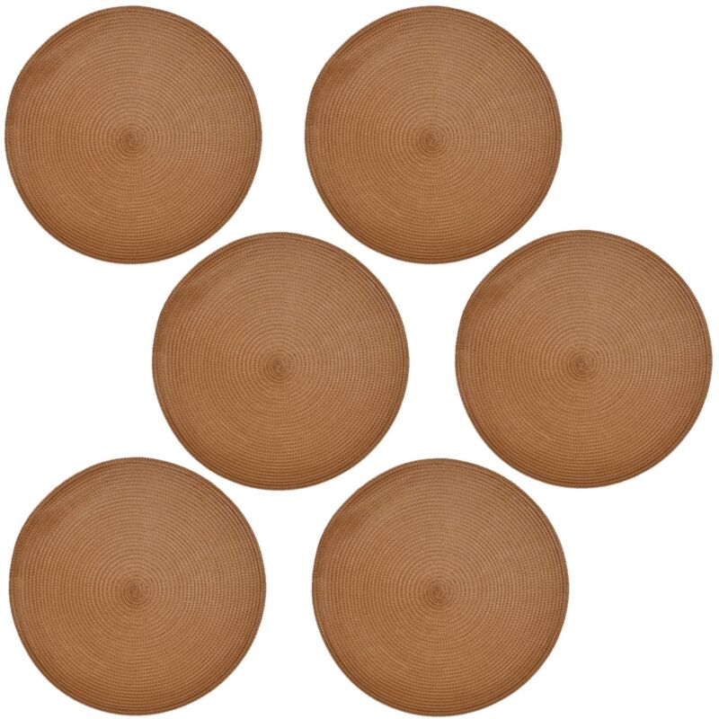 Lot de 6 sets de table tressés AFHIR