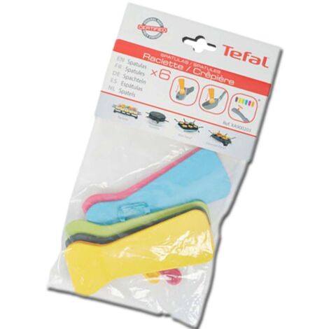 Lot de 6 spatules (XA900203) Raclette, gril, Wok TEFAL