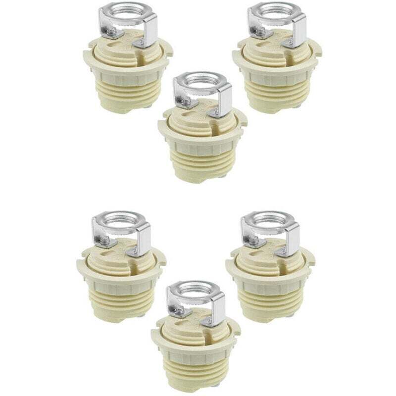 Lot de 6 Supports de Lampe G9 en Céramique Fileté de Qualité - Anneau Solide Compatible avec Lampes Halogène, LED et CFL , OUYLAF