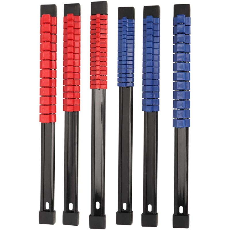 Lot de 6 supports de rail à clip pour douilles 1/2 3/8 1/4 en plastique multifonction pour armoire à outils