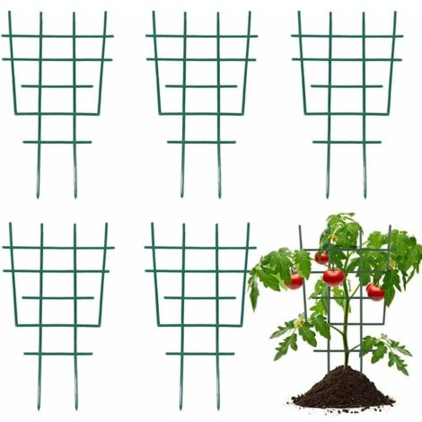 Lot de 6 supports en plastique pour plantes grimpantes, treillis de jardin, support pour plantes grimpantes, pot de fleurs, pour l'intérieur et l'extérieur.