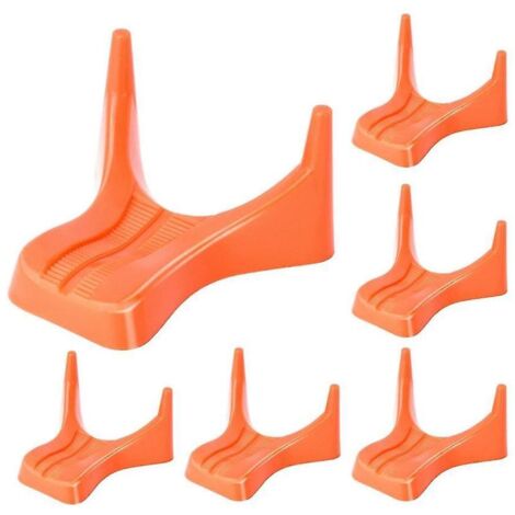 Lot de 6 supports pour ballons de sport, support pour football, support pour rugby américain, support d'affichage, support de rangement pour ballons
