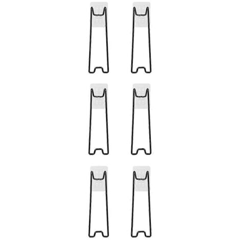 Lot de 6 supports pour cadres photo, chevalet de cadre photo, 18 x 5,5 cm