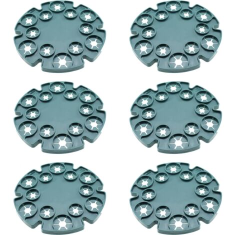 Lot de 6 supports pour tiges de bambou, plantes grimpantes, plants de tomates, concombres, clématites