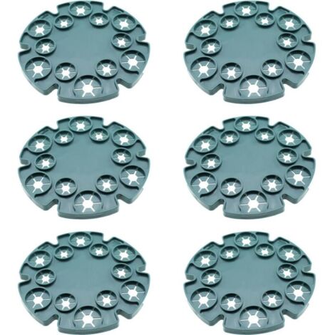 Lot de 6 supports pour tiges de bambou, plantes grimpantes, plants de tomates, concombres, clématites