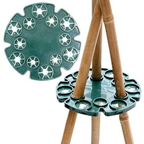 Lot de 6 supports pour tiges de bambou, plantes grimpantes, plants de tomates, concombres, clématites