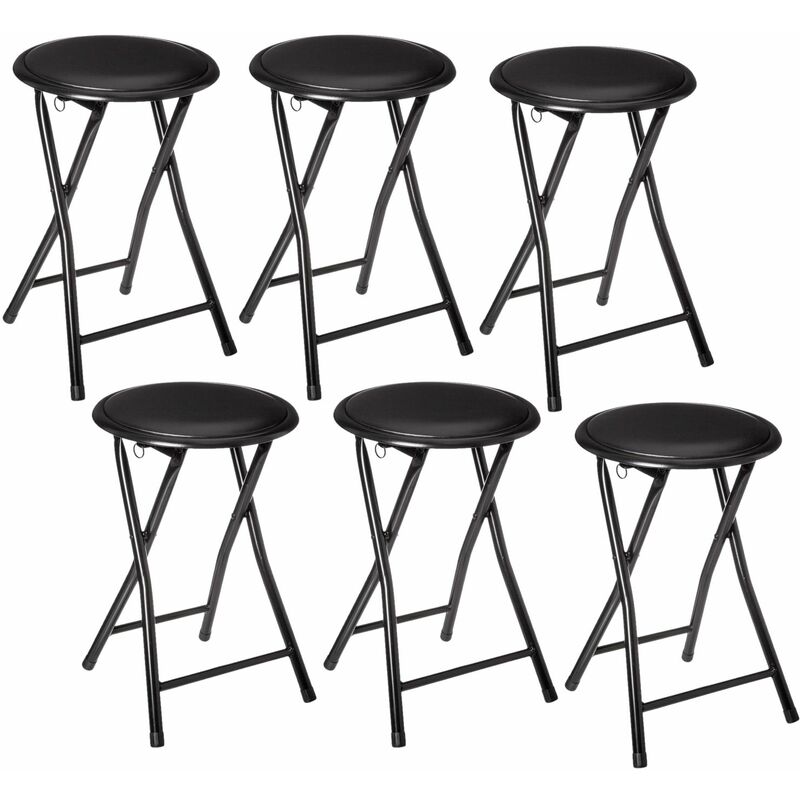 Five Simply Smart - Lot de 6 Tabourets pliants en pvc