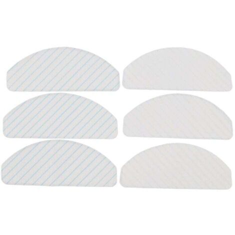 Lot de 6 Tampons de Rechange pour Aspirateur Yeedi Vac 2pro, Lavables, Réutilisables, Tampons de Nettoyage, Pièces de Rechange, Accessoires de Balayeuse