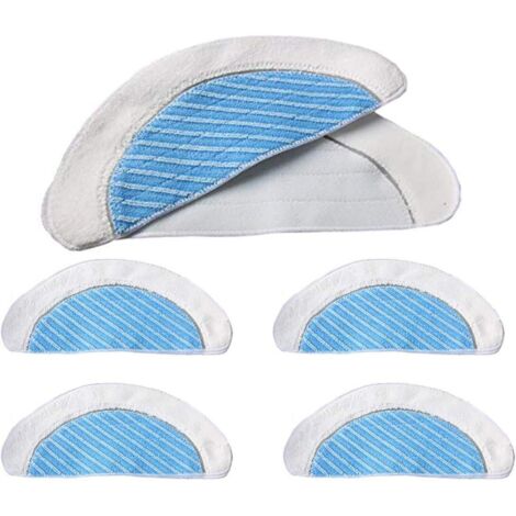 Lot de 6 tampons de Rechange pour Balai Vapeur Fmart E-R302G 550