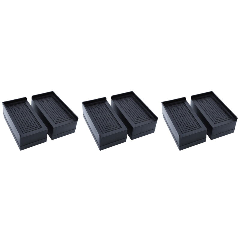 Feiyue - Lot de 6 tapis de sol antidérapants pour machine à laver, table, meubles, antichoc