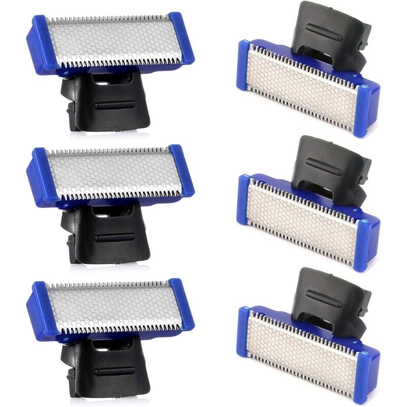 Lot de 6 têtes de rechange pour rasoir électrique