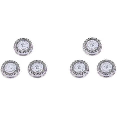 Lot de 6 Têtes de Rechange SH30 Compatibles Rasoirs Series 3000 2000 1000 S738 Lames Durables