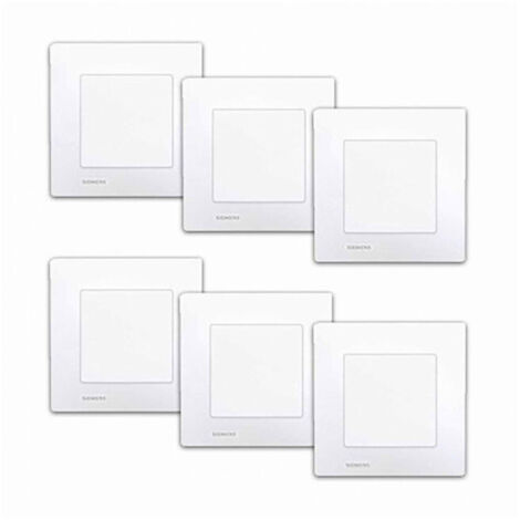 Lot de 6 Va & Vient BLANC Siemens DELTA VIVA - SIEMENS