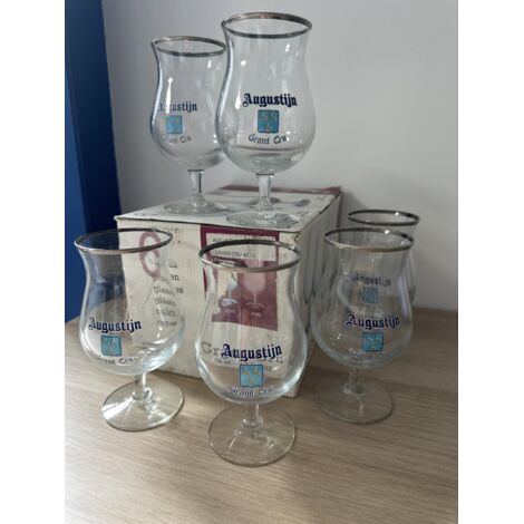 Lot de 6 verres à bière Augustijn - 42 cl - Neufs
