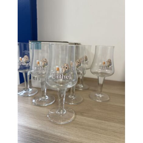 Lot de 6 verres à bière Urthel - 25/33 cl - Neufs