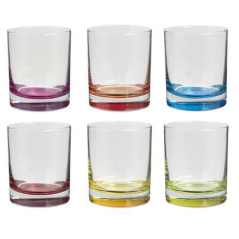 Lot de 6 Verres à Eau "Colori" 30cl Multicolore