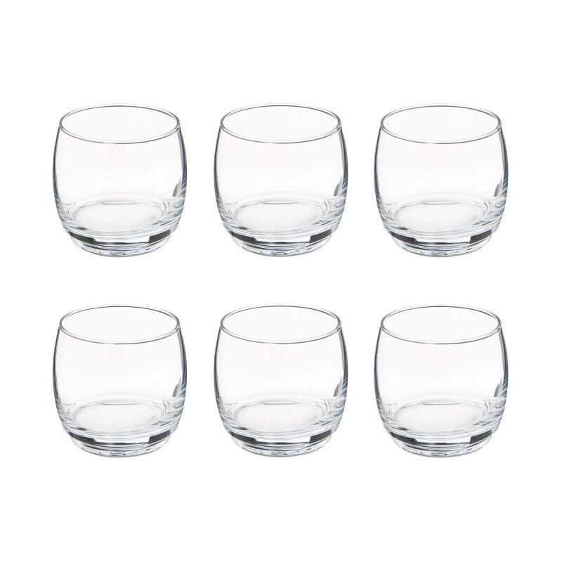 Lot de 6 Verres à Eau 'Empileau' 32cl Transparent Lot de 6 Verres à Eau 'Empileau' 32cl Transparent
