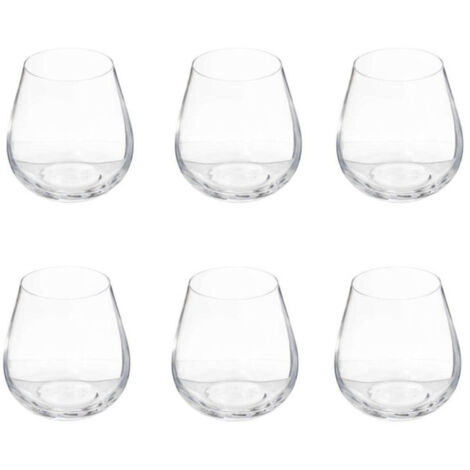Lot de 6 Verres à Eau "Lena" 38cl Transparent